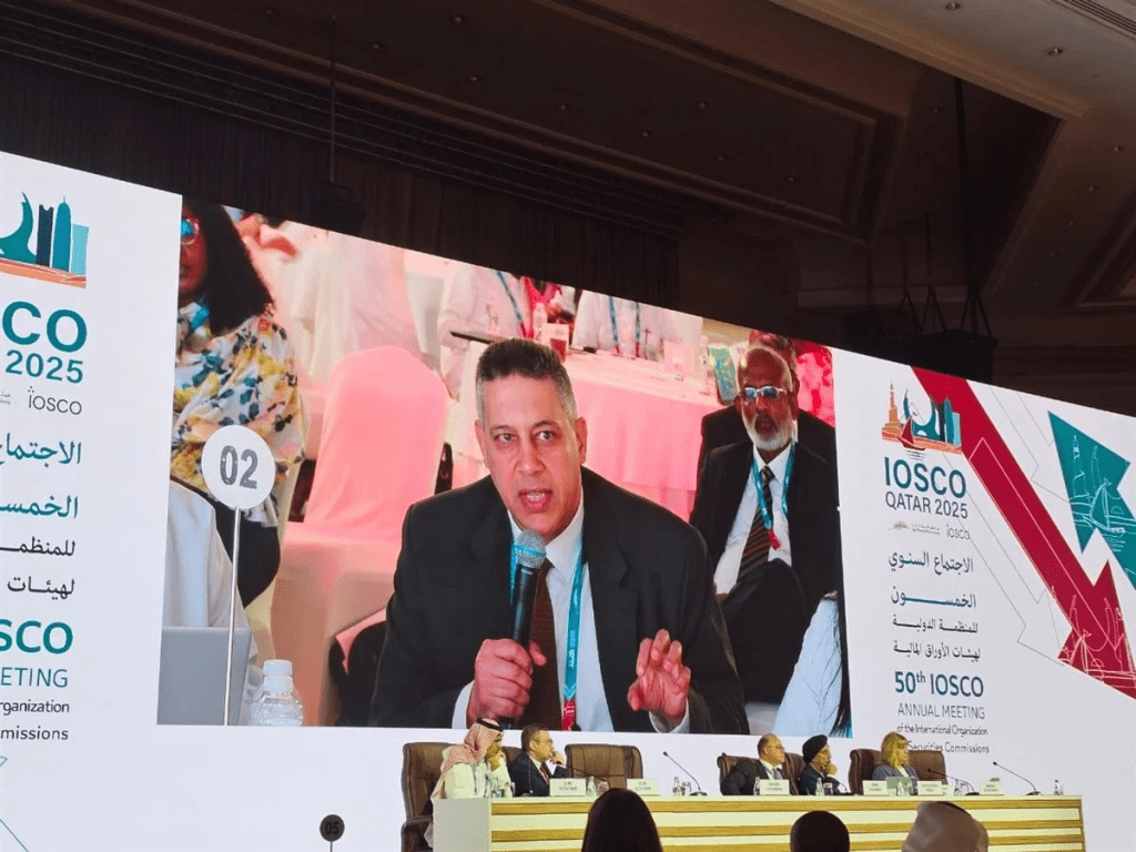 رئيس الرقابة المالية يترأس اجتماع لجنة الأسواق النامية والناشئة (GEMC)