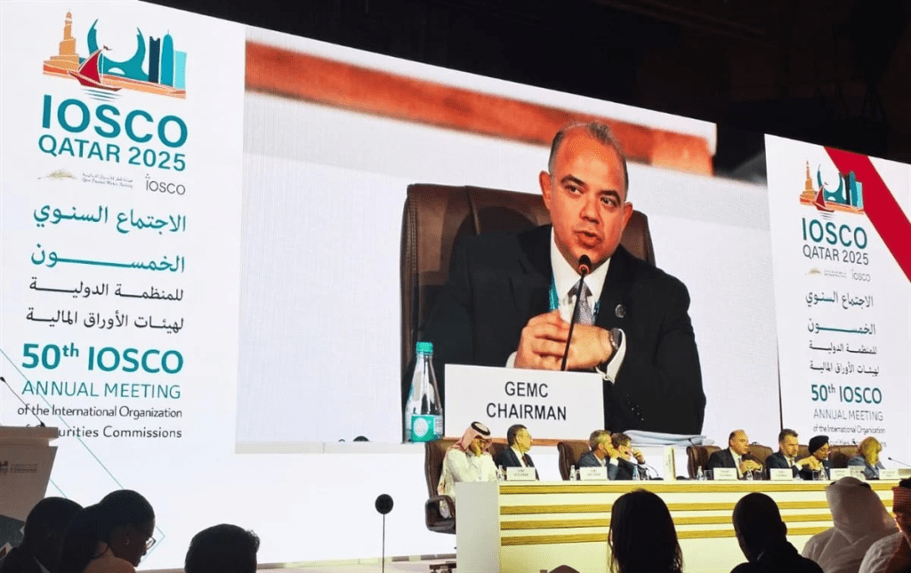 رئيس الرقابة المالية يترأس اجتماع لجنة الأسواق النامية والناشئة (GEMC)