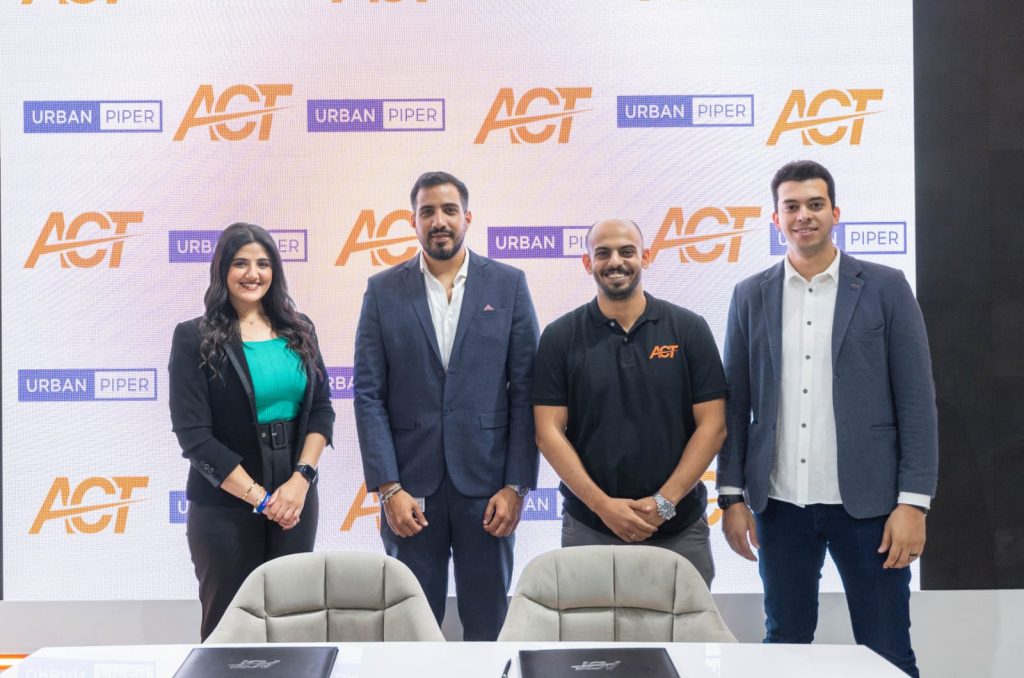 ACT وUrbanPiper تتحدان لقيادة التحول الرقمي في قطاع المطاعم