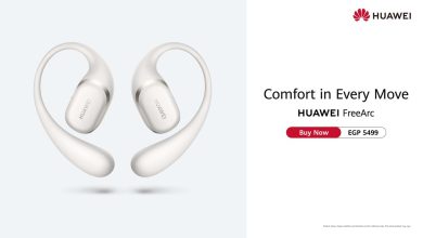 سماعات HUAWEI FreeArc تصل مصر: تصميم رياضي، صوت نقي، وراحة تدوم