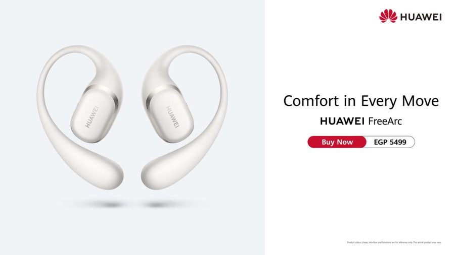 سماعات HUAWEI FreeArc تصل مصر: تصميم رياضي، صوت نقي، وراحة تدوم
