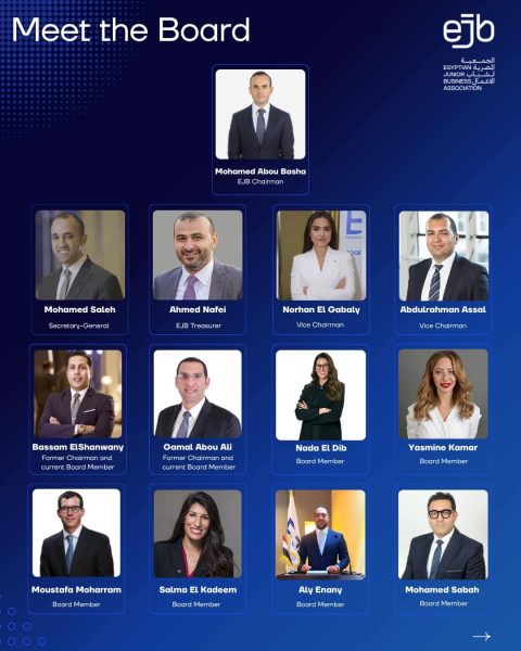 "ابو باشا" رئيسا و"صالح" أمينا عاما لمجلس إدارة جمعية شباب الأعمال "2025-2027"