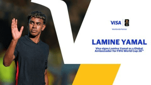 Visa تختار نجم برشلونة لامين يامال سفيرًا لكأس العالم «FIFA 2026»