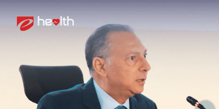 الأستاذ أكرم رضا، الرئيس التنفيذي والعضو المنتدب لشركة إي هيلث