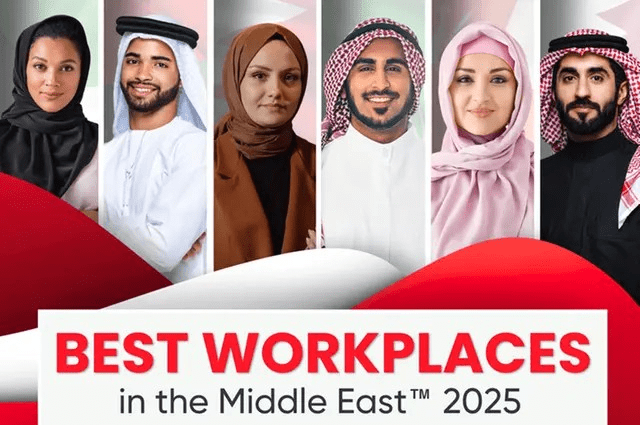 أفضل 100 مكان عمل في الشرق الأوسط™ لعام 2025 حسب تصنيف Great Place to Work