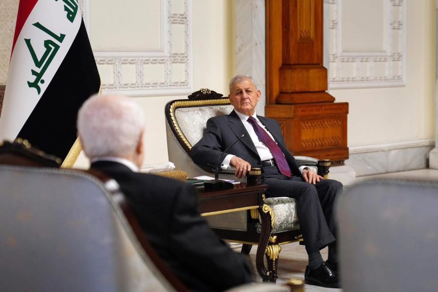 رئيس جمهورية العراق يستقبل الدكتور طلال أبوغزاله ووفدالشبكة العربية للابداع والابتكار