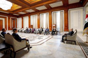 رئيس جمهورية العراق يستقبل الدكتور طلال أبوغزاله ووفدالشبكة العربية للابداع والابتكار